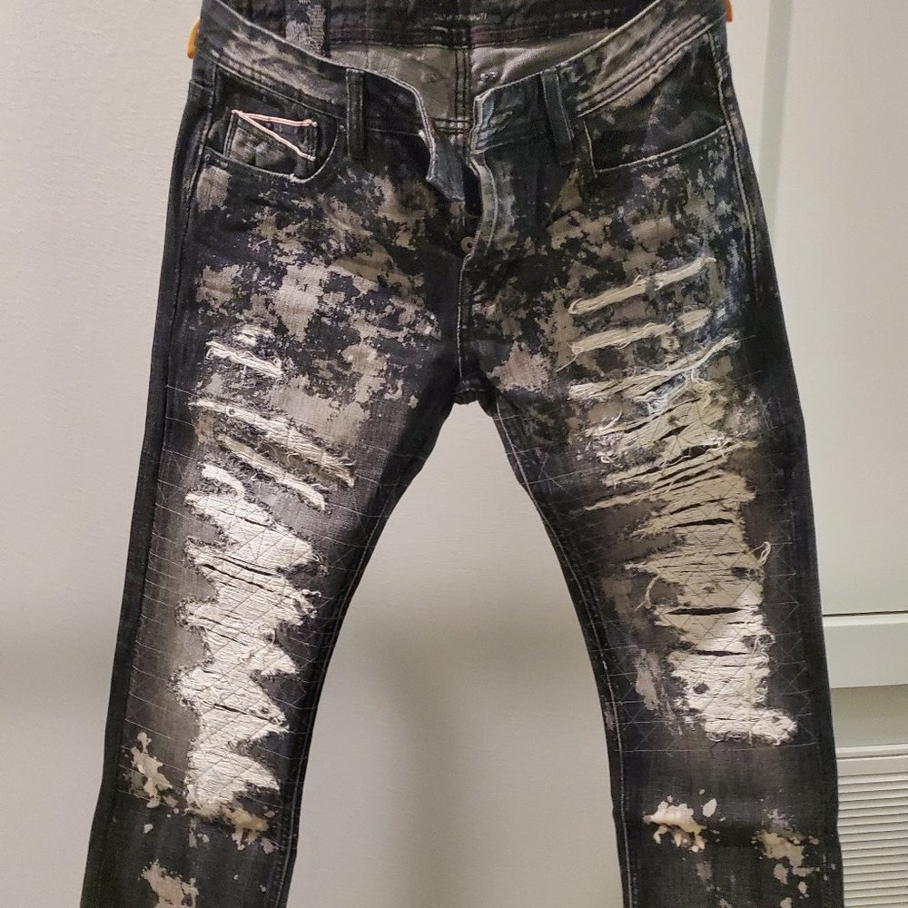Hagen Cult Of Individuality heavy distressed jeans 32x34